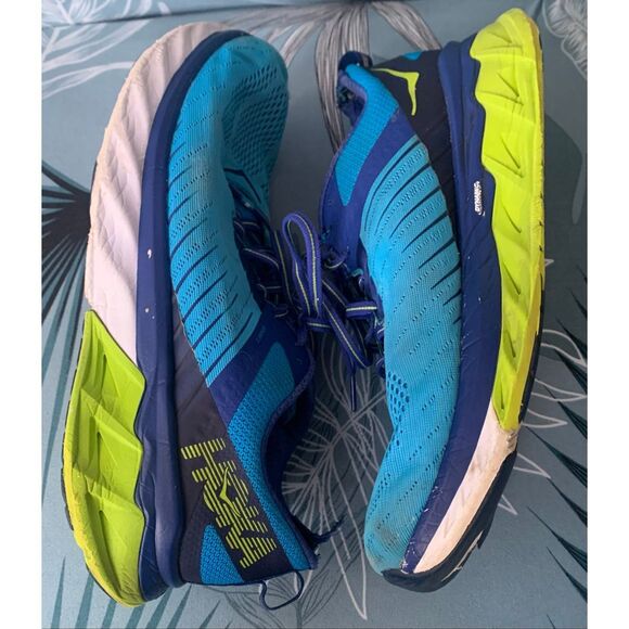 Hoka One One Road Arahi 3 Trail Running Gym Shoes Sneakers Blue men’s 12 - Picture 8 of 12